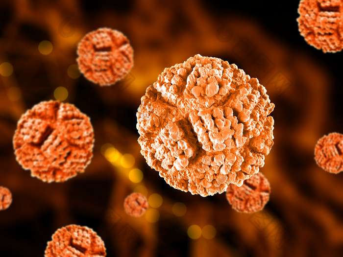病毒细胞医学背景摄影图