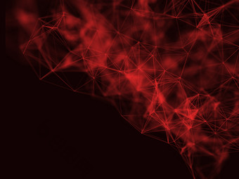 红色3d科技网络摄影图片
