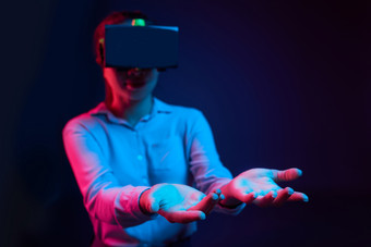 科技创新商务VR眼镜
