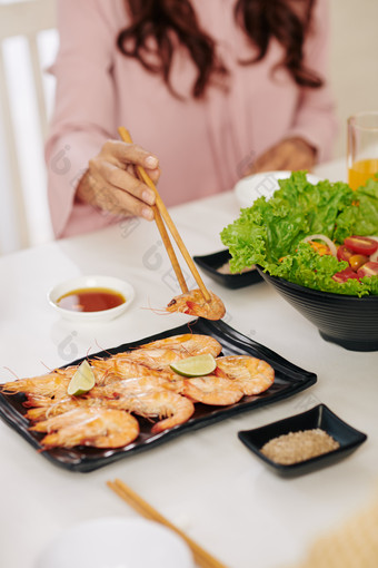 食品吃饭晚餐沙拉