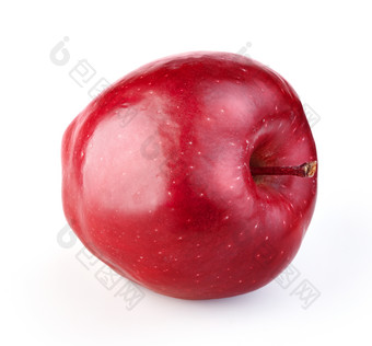 红色的新鲜苹果摄影图