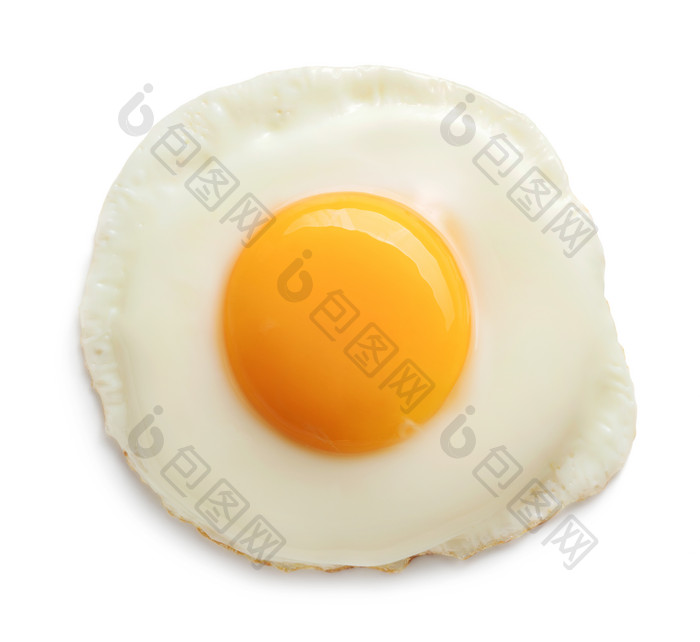 圆圆的煎蛋摄影图