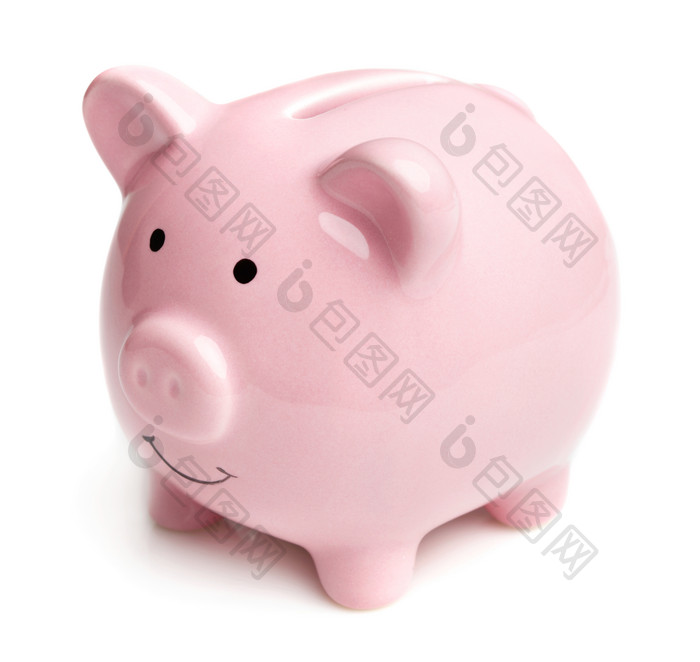 粉嫩嫩的小猪存钱罐