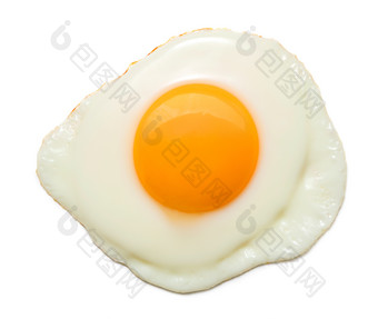 一颗半熟的煎鸡蛋