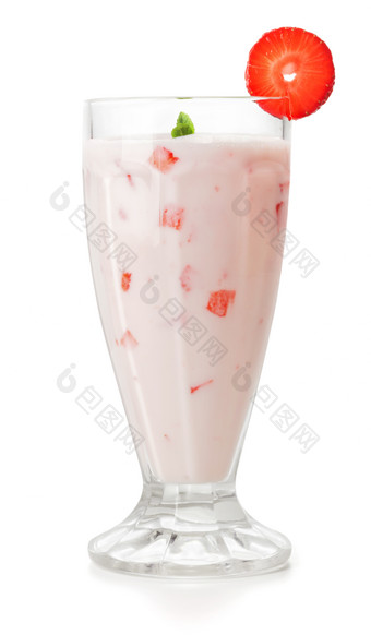 美味的酸奶饮料摄影图
