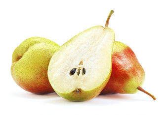 成熟的梨子摄影图