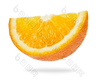 切成一小块的橙子