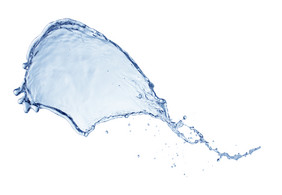 抽象透明蓝色水纹水波