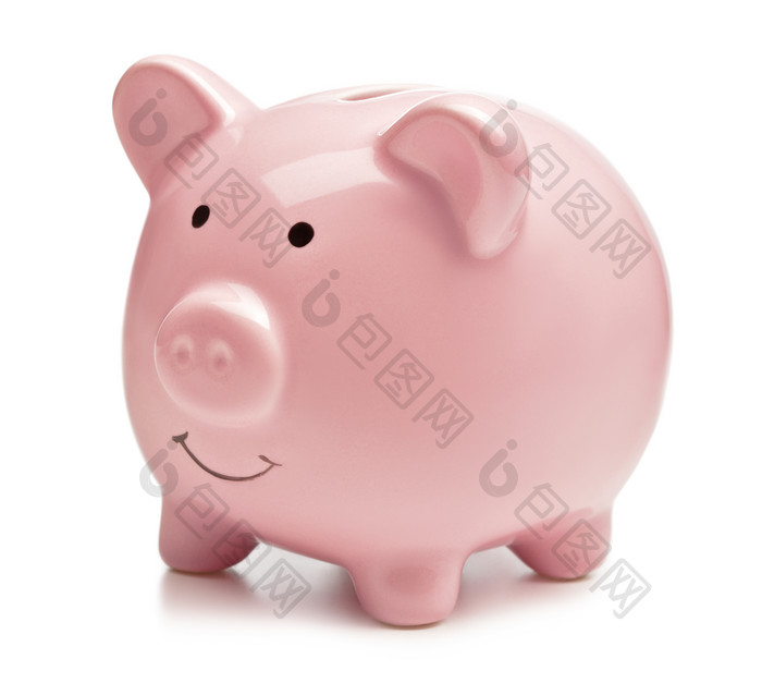 粉红色小猪存钱罐