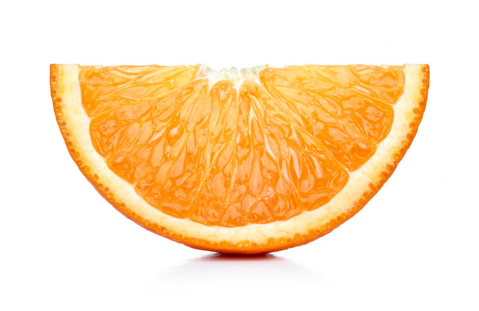食品生鲜水果切开的赣南脐橙子摄影图