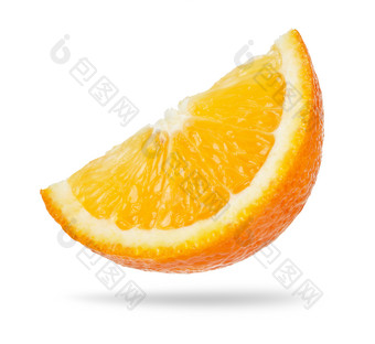新鲜一瓣橙子高清摄影图
