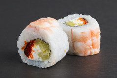 生鱼片寿司摄影图
