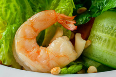 餐饮美食大虾摄影图