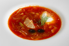 餐饮美味番茄蔬菜汤
