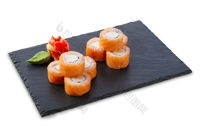 日式美味的寿司摄影图