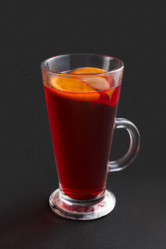 红色橙汁饮品摄影图