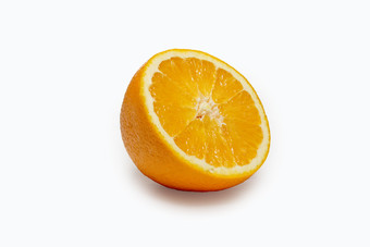 半个橙子水果
