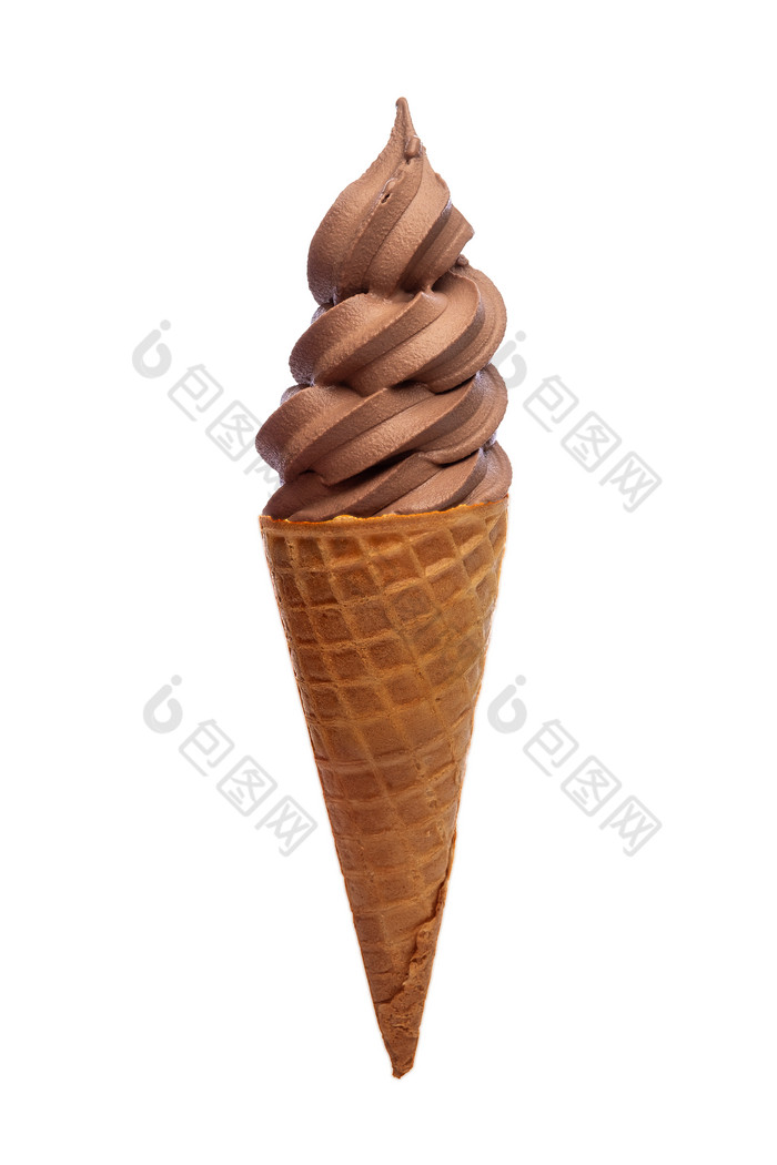 巧克力冰淇淋甜筒