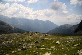 自然风景山脉土地摄影图