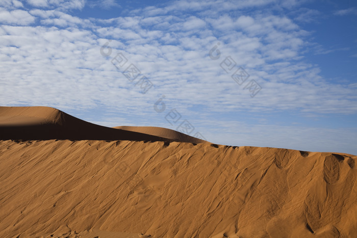 晴朗天空下的沙丘