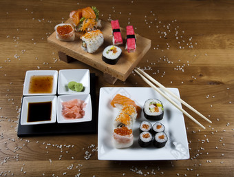 <strong>日式寿司</strong>美食食物摄影图