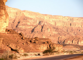 黄土山坡峡谷高清图片