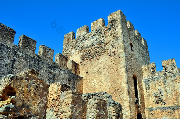 古建筑城堡城楼摄影图