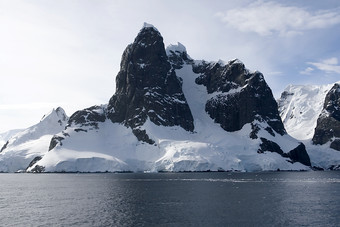 山脉冰山冬季风景