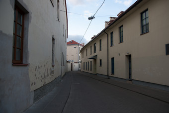 房屋建筑街道摄影图