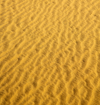 沙丘上坑洼的沙土表层
