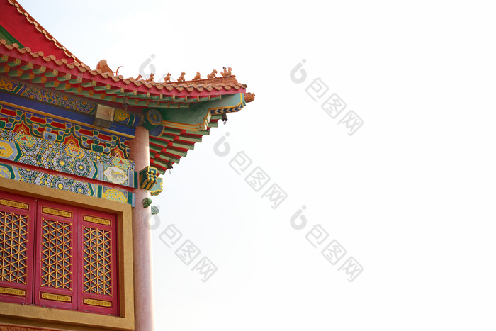 中国古典建筑物摄影图