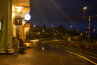 夜晚城市马路<strong>夜景</strong>