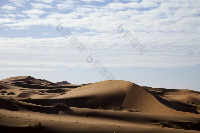 大自然云彩沙丘沙漠景观
