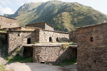 古代文化道路石子窑洞山峰