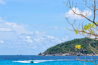 青山绿水海景风景