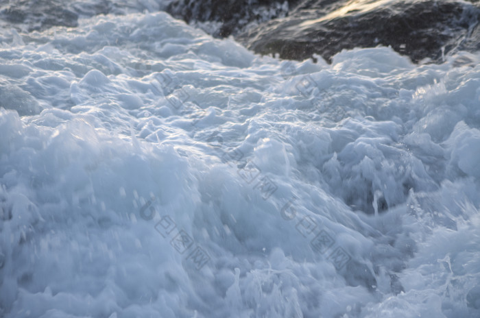 海水海浪浪花摄影