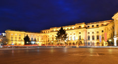 在布加勒斯特，罗马尼亚的皇家宫殿