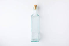 透明玻璃带插头的瓶