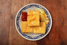 台湾著名食品-臭豆腐    