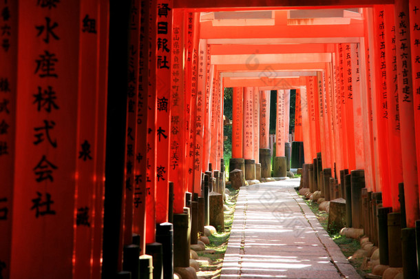 伊纳里牌坊盖茨-京都-日本