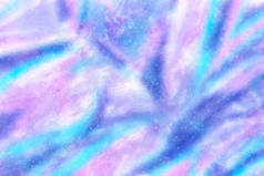全息箔背景, 抽象彩虹插图, 星光星空图像在粉彩颜色