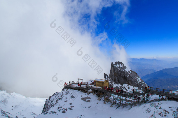 玉龙雪<strong>山</strong>风光