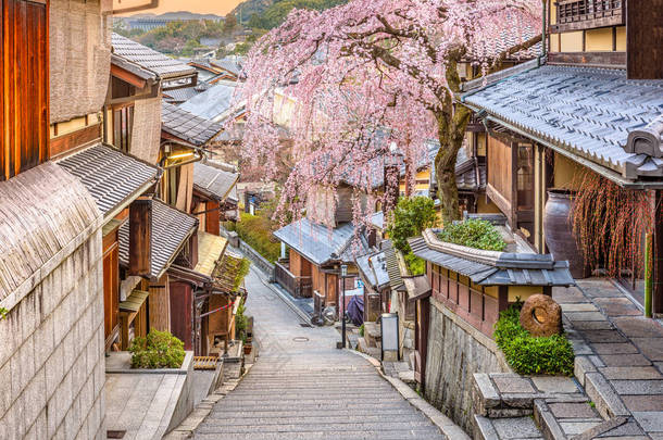 京都, 日本春天在东山区.