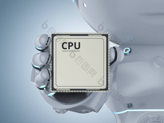 3d 用 cpu 芯片渲染微型机器人