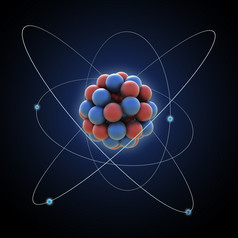 原子-生成计算机的插图