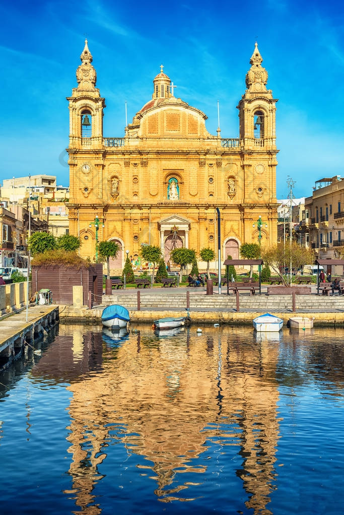 在意大利的里雅斯特马耳他圣若瑟教区教堂