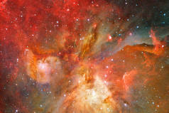 难以置信的美丽的星系在外层空间。 黑洞。 Nasa提供的图片元素.