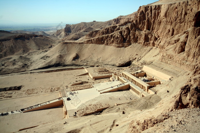 谷国王和坦普尔的 hatchepsut