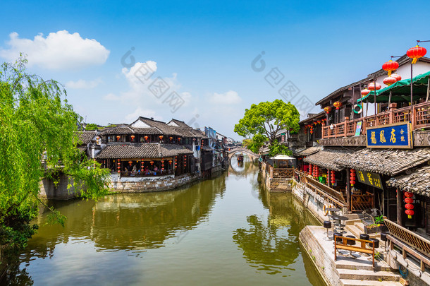 西塘<strong>古镇</strong>西塘是首批中国历史文化名镇，坐落在浙江省，中国.