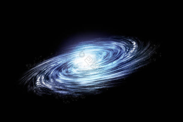 银河。由美国国家航空航天局提供的元素